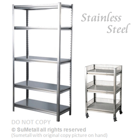 Stainless Steel Boltless Rivet Shelving supplier